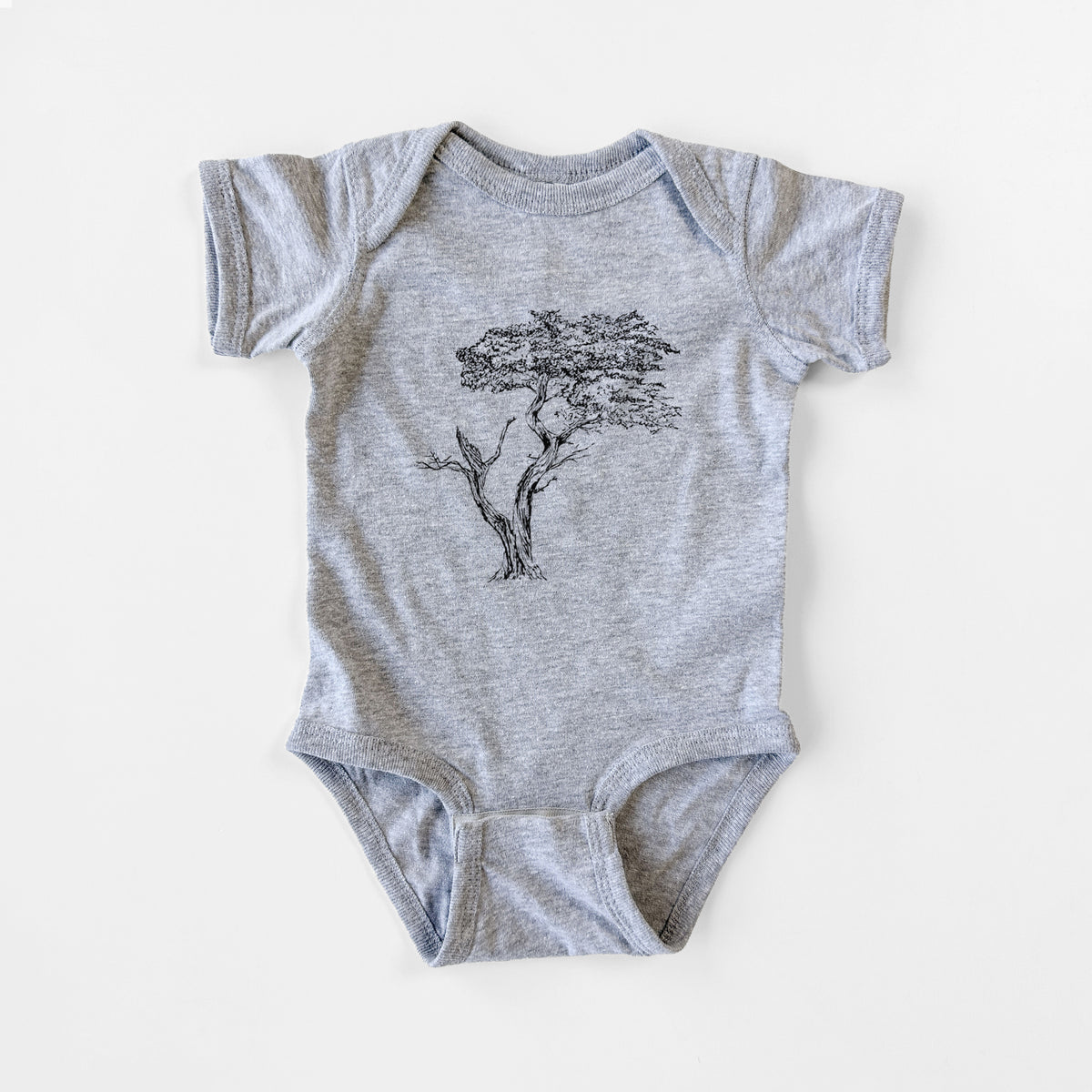 The Lone Cypress - Cupressus Macrocarpa - Monterey Cypress - Baby Fine Jersey Bodysuit