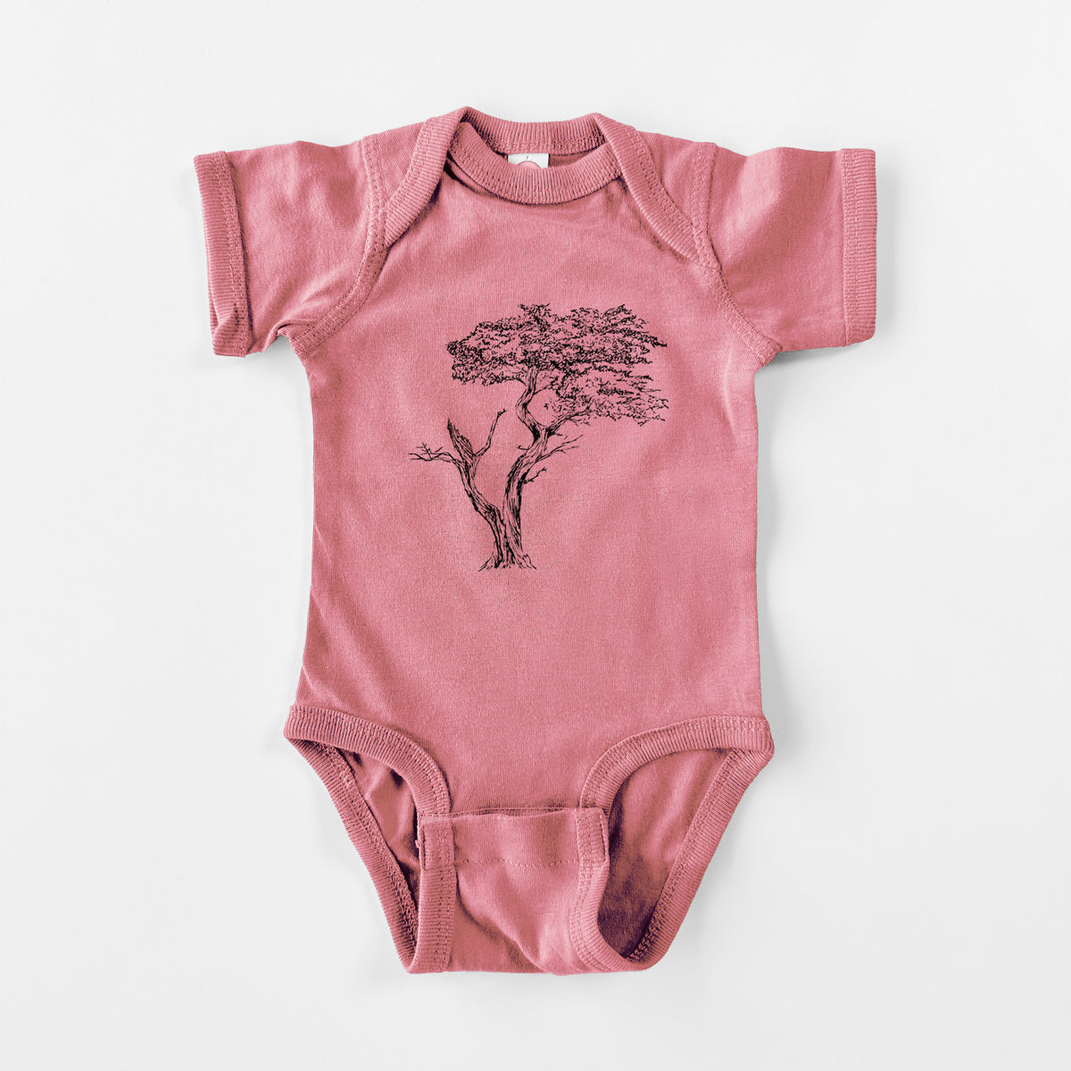 The Lone Cypress - Cupressus Macrocarpa - Monterey Cypress - Baby Fine Jersey Bodysuit