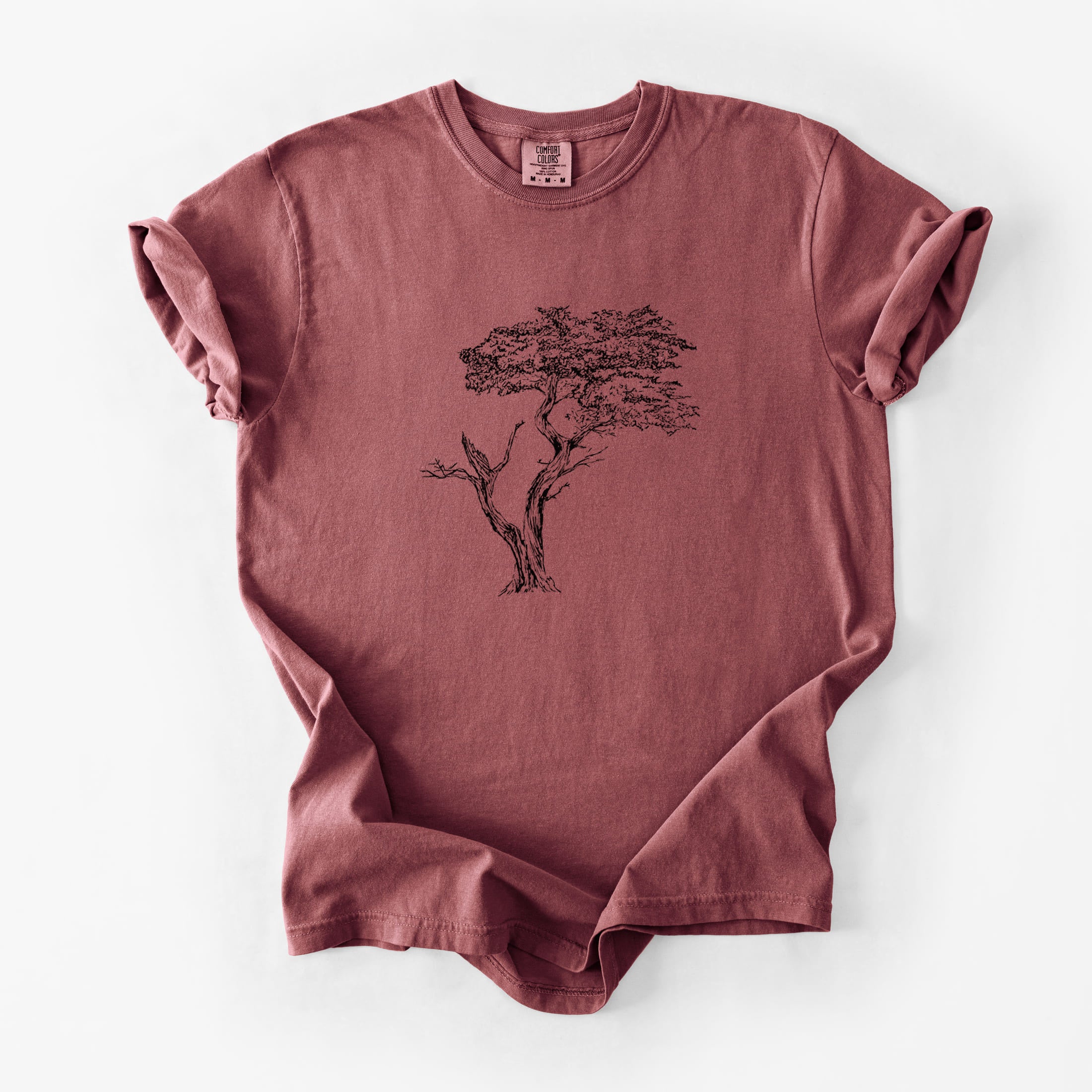 The Lone Cypress - Cupressus Macrocarpa - Monterey Cypress - Unisex Comfort Colors Garment-Dyed Heavyweight T-shirt