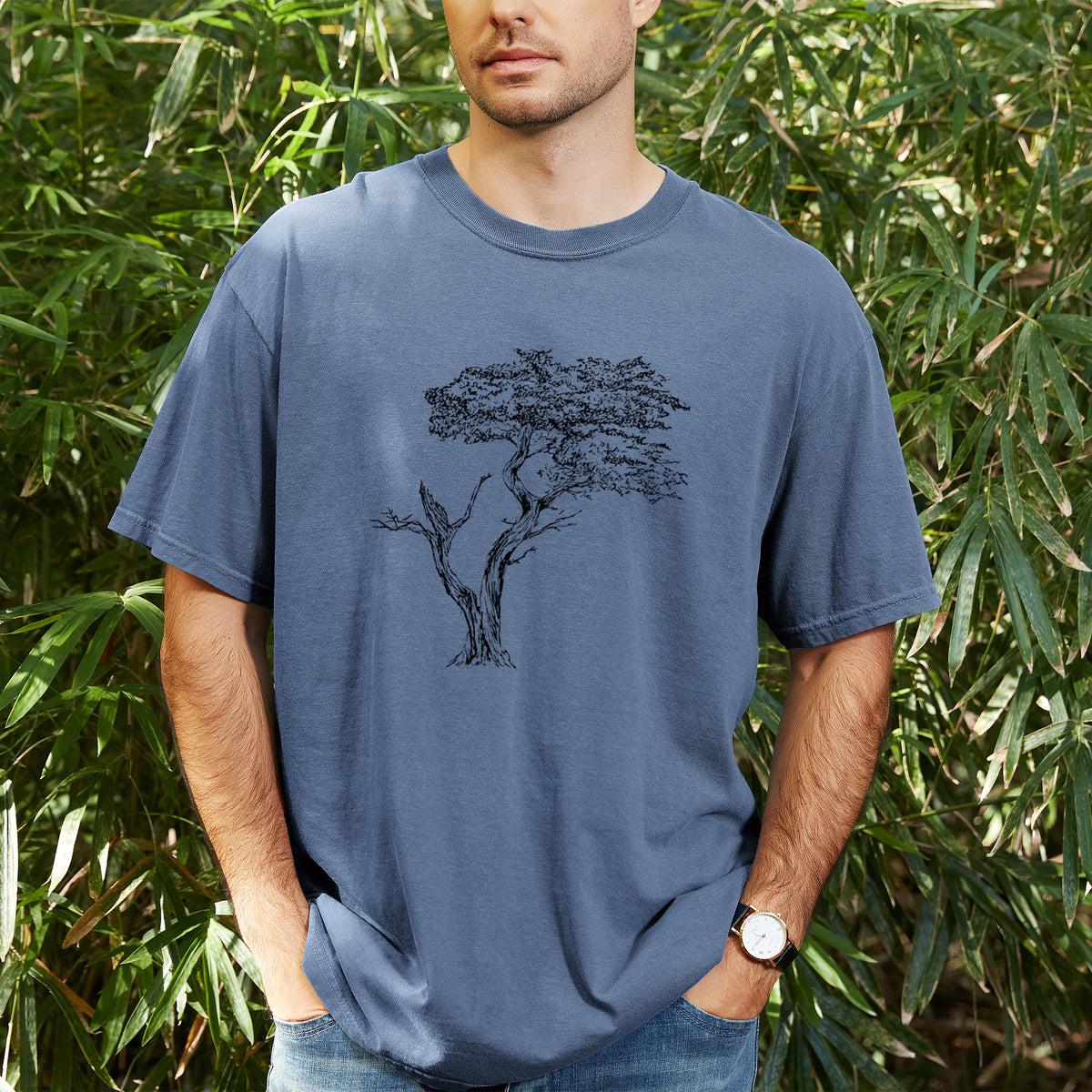 The Lone Cypress - Cupressus Macrocarpa - Monterey Cypress - Unisex Comfort Colors Garment-Dyed Heavyweight T-shirt