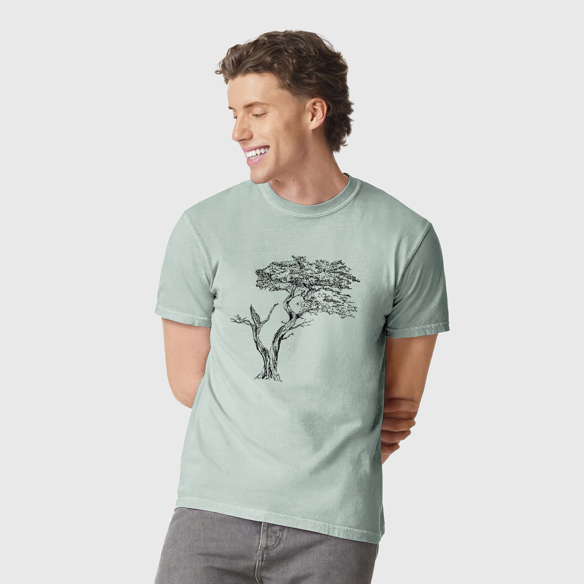 The Lone Cypress - Cupressus Macrocarpa - Monterey Cypress - Unisex Comfort Colors Garment-Dyed Heavyweight T-shirt