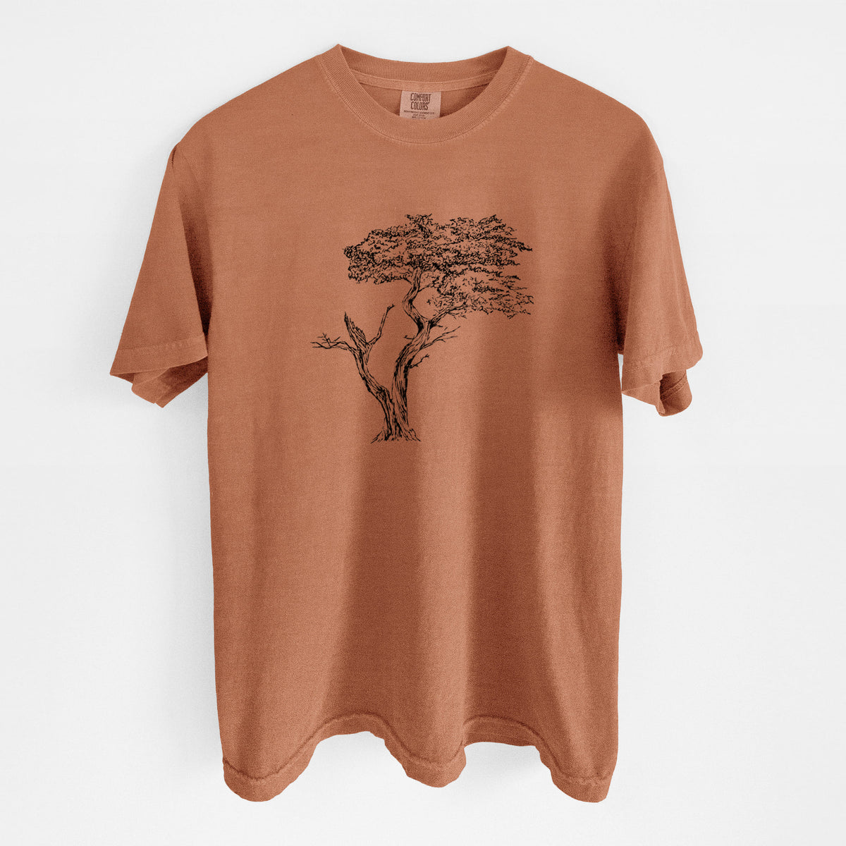 The Lone Cypress - Cupressus Macrocarpa - Monterey Cypress - Unisex Comfort Colors Garment-Dyed Heavyweight T-shirt