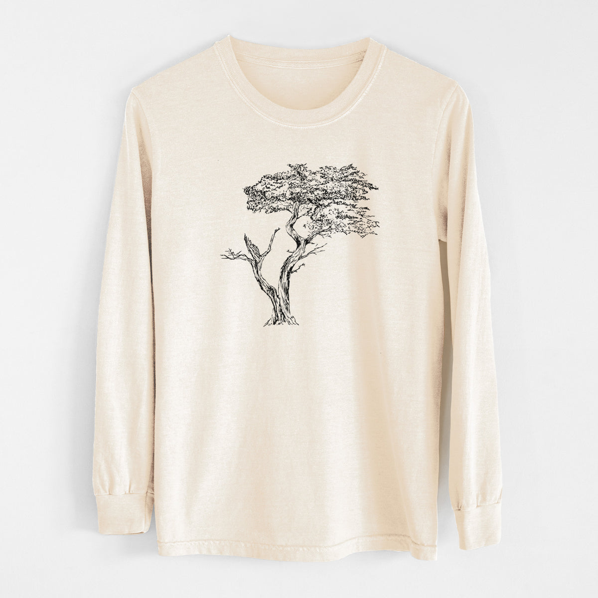 The Lone Cypress - Cupressus Macrocarpa - Monterey Cypress - Unisex Comfort Colors 100% Cotton Long Sleeve