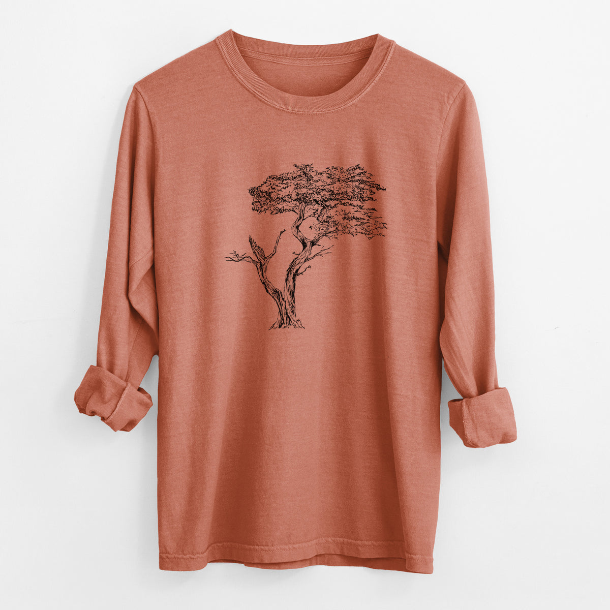 The Lone Cypress - Cupressus Macrocarpa - Monterey Cypress - Unisex Comfort Colors 100% Cotton Long Sleeve