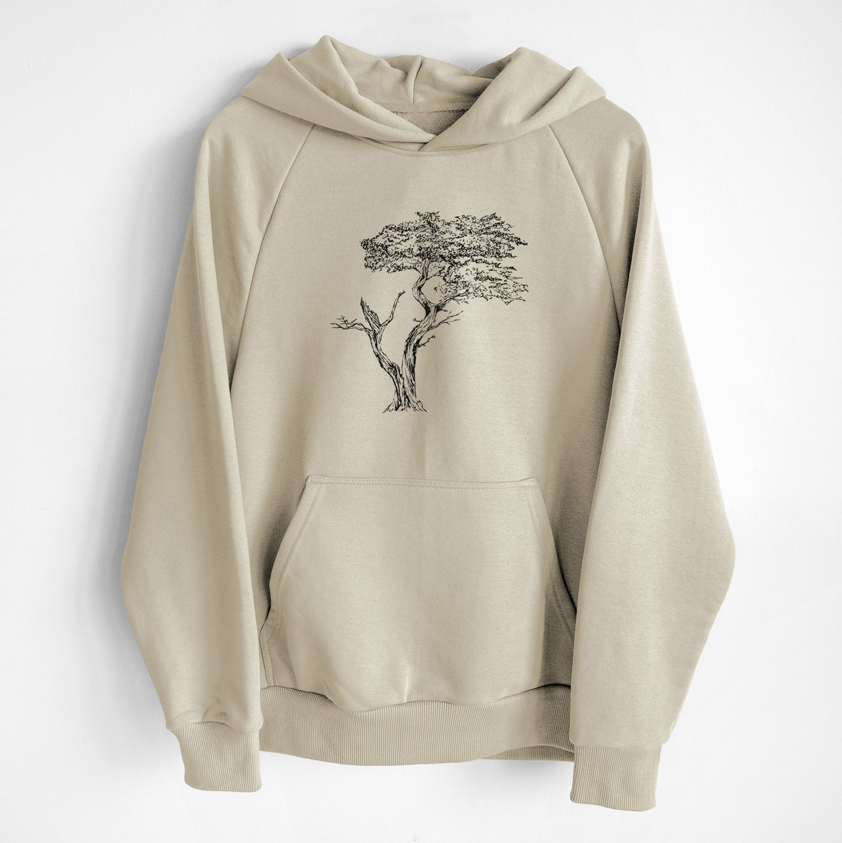 The Lone Cypress - Cupressus Macrocarpa - Monterey Cypress - UltraLuxe Heavyweight French Terry Hoodie