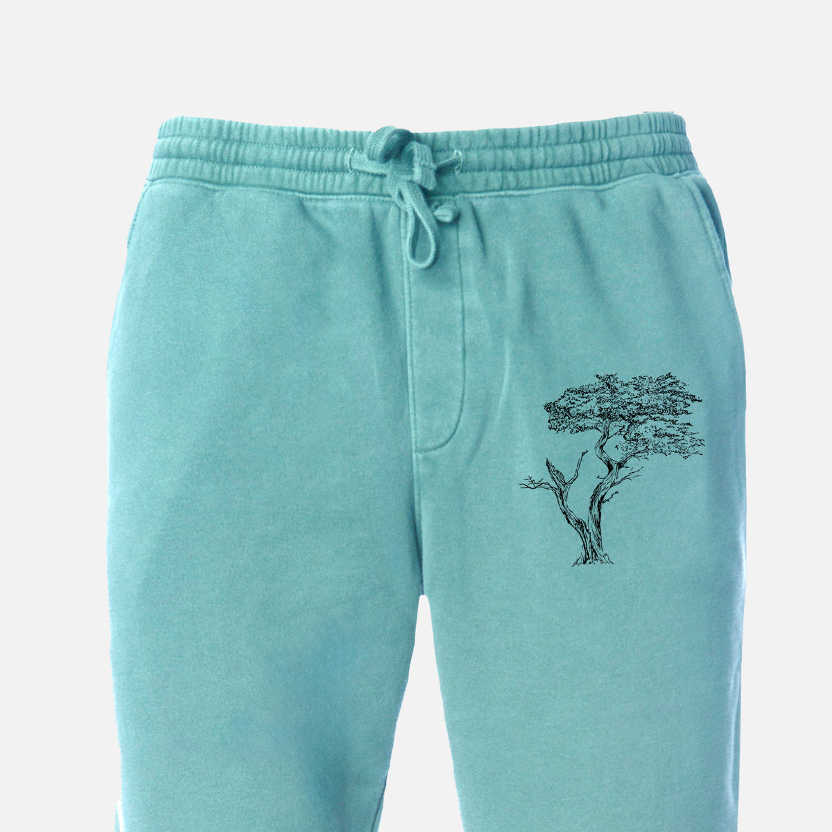 The Lone Cypress - Cupressus Macrocarpa - Monterey Cypress - Unisex Pigment Dyed Sweatpants