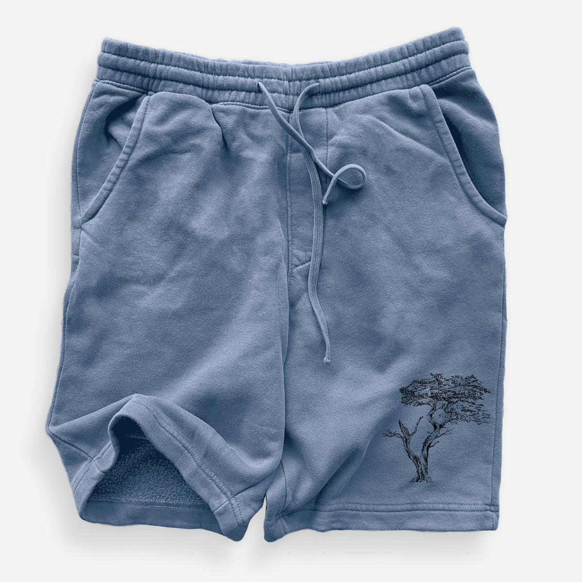 The Lone Cypress - Cupressus Macrocarpa - Monterey Cypress - Unisex Pigment Dyed Shorts