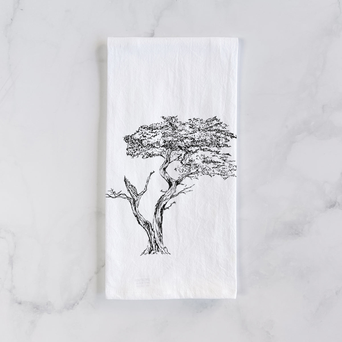 The Lone Cypress - Cupressus Macrocarpa - Monterey Cypress Tea Towel
