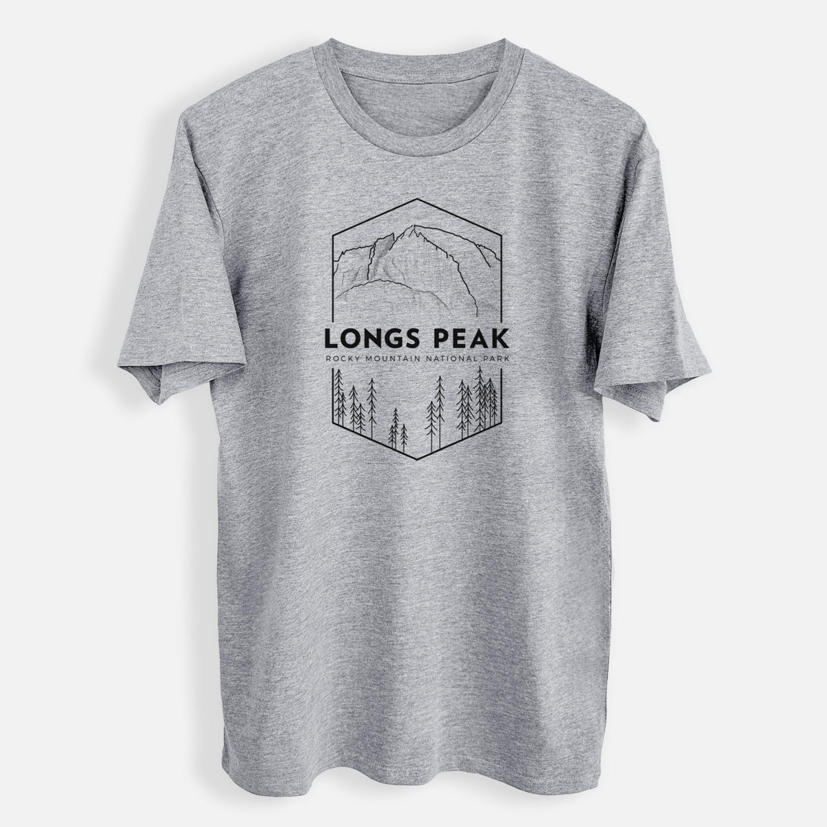 Longs Peak - Rocky Mountain National Park - Mens Everyday Staple Tee