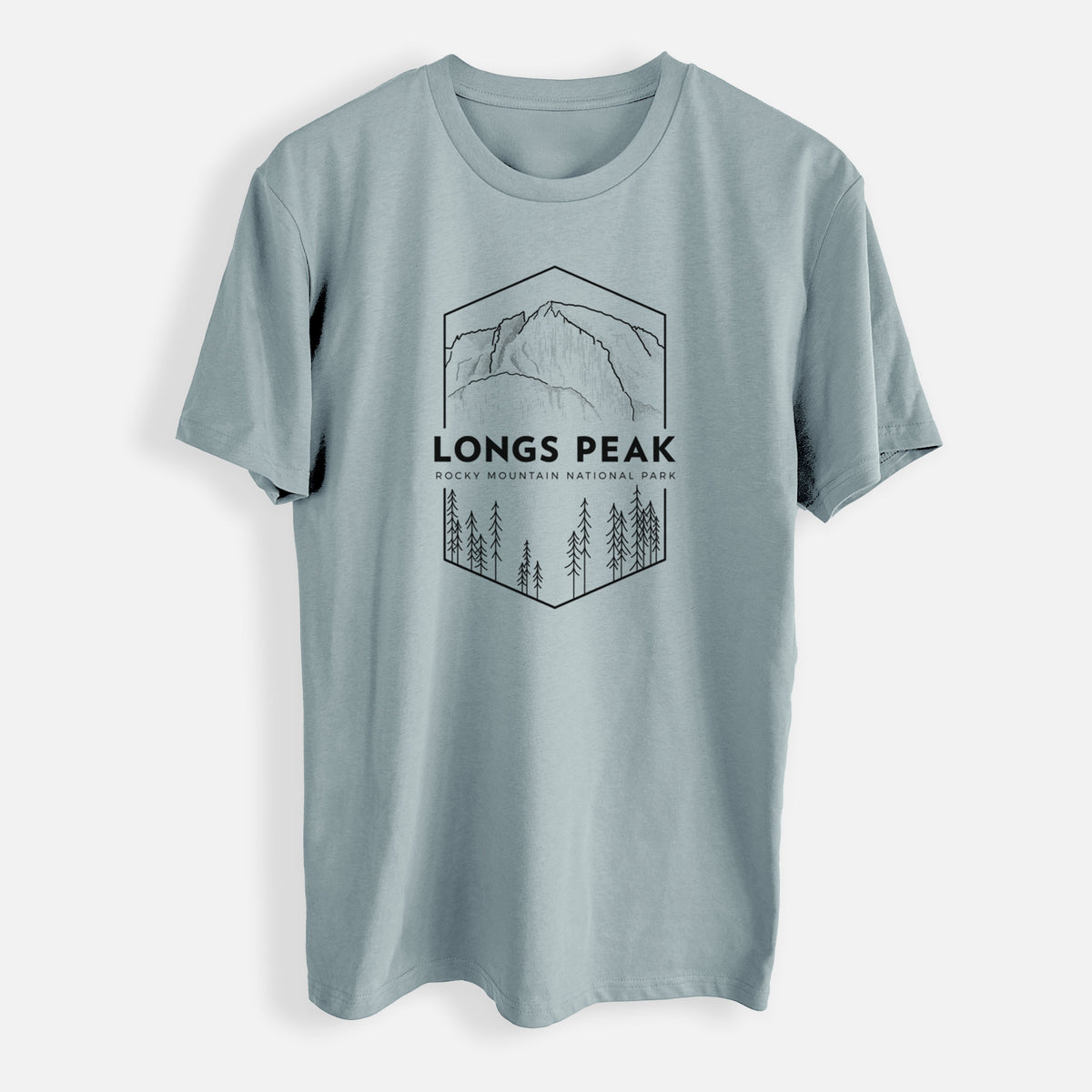 Longs Peak - Rocky Mountain National Park - Mens Everyday Staple Tee