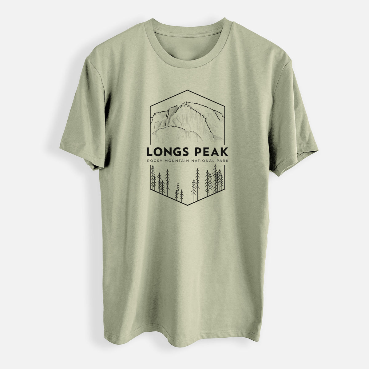 Longs Peak - Rocky Mountain National Park - Mens Everyday Staple Tee