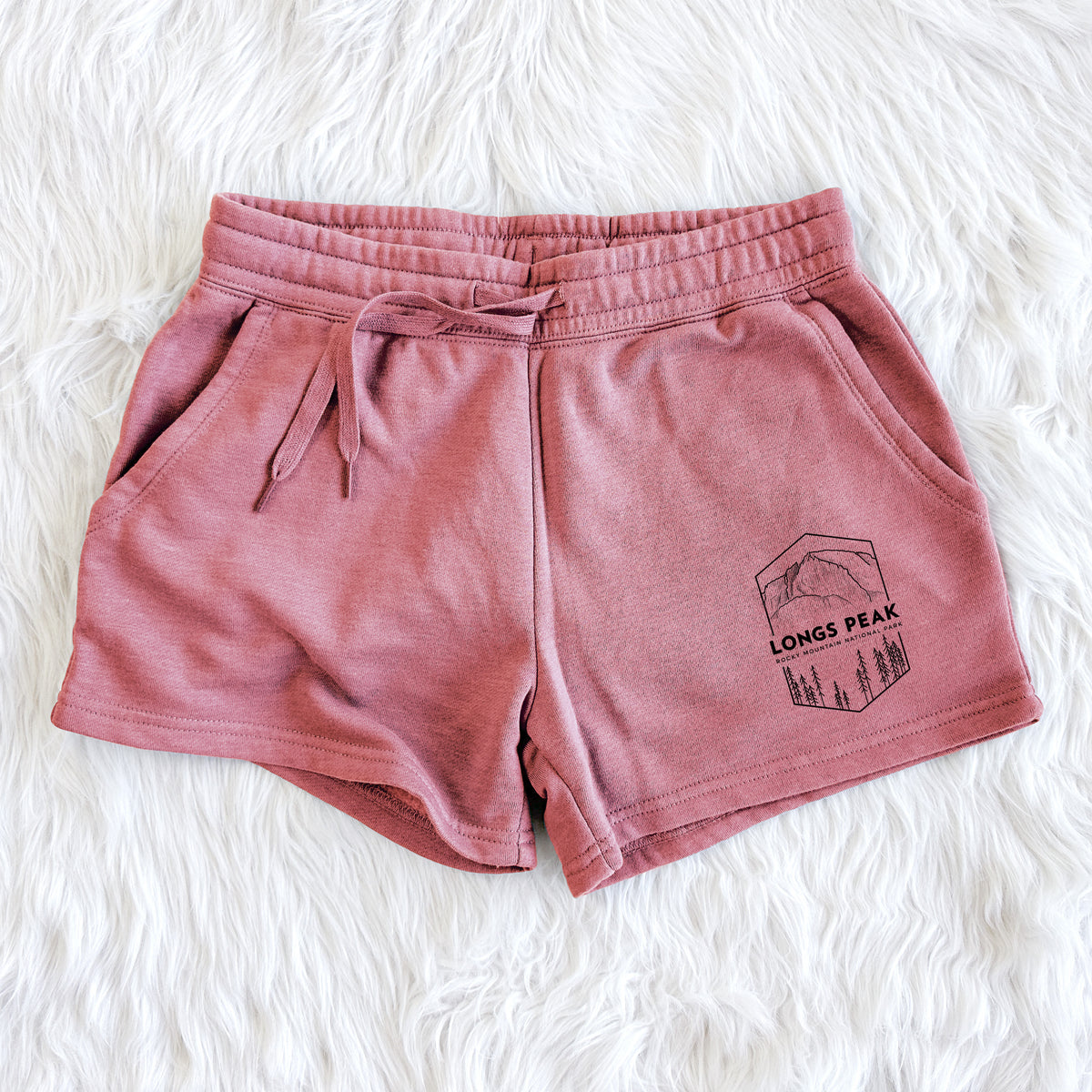 Longs Peak - Rocky Mountain National Park - Women&#39;s Cali Wave Shorts
