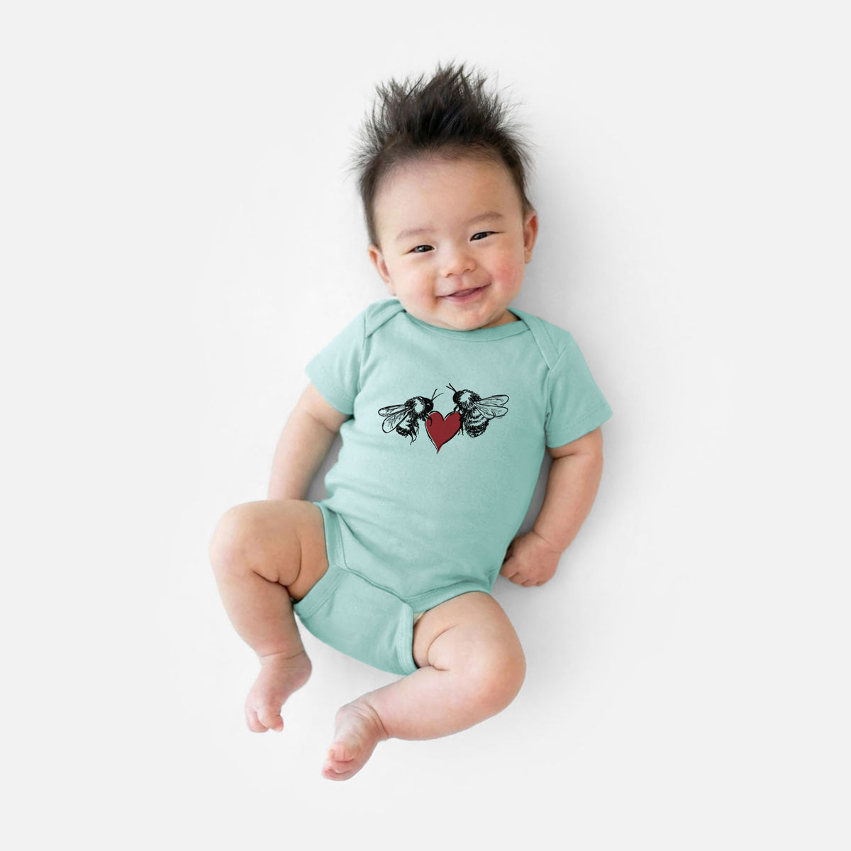 Love Bees - Baby Fine Jersey Bodysuit