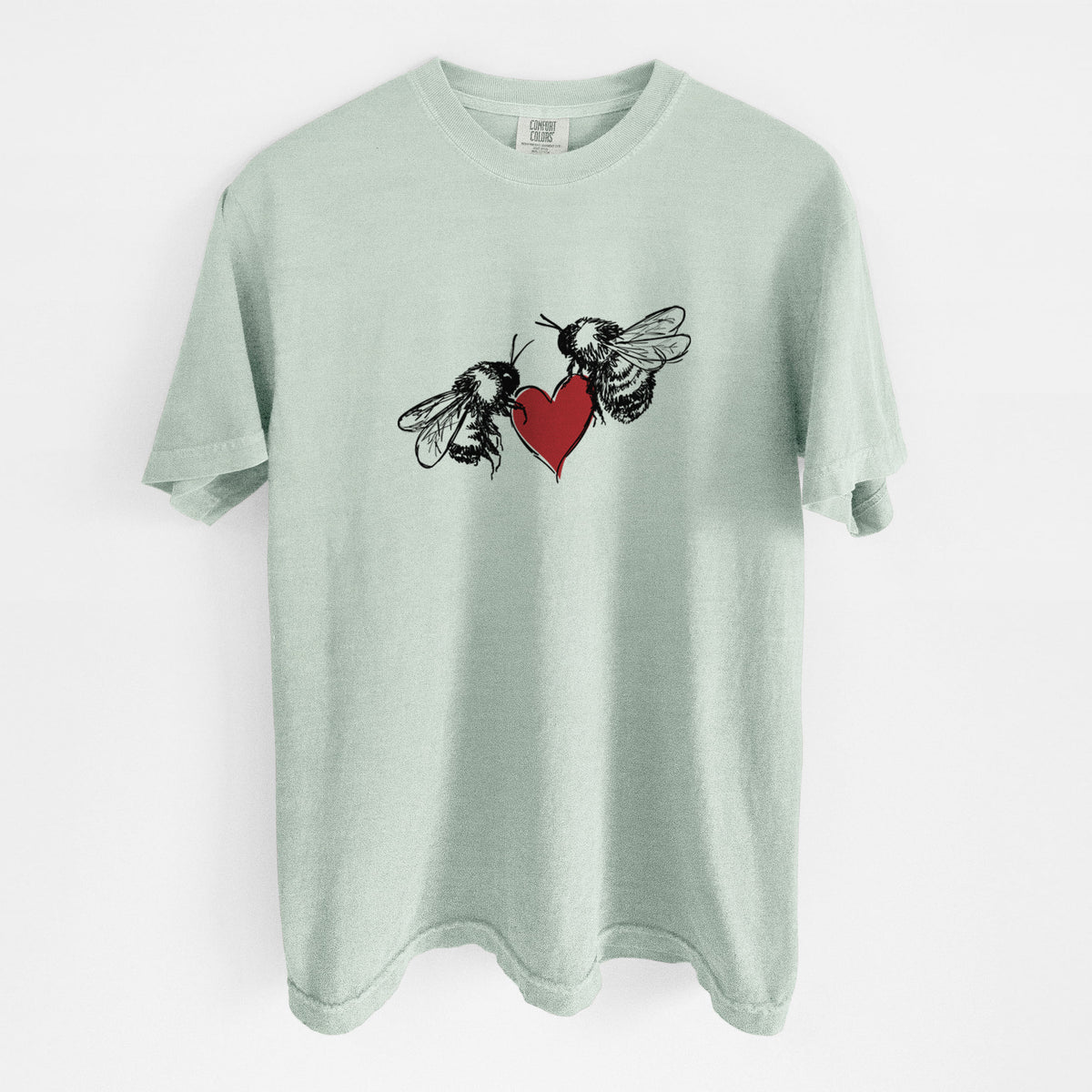 Love Bees - Unisex Comfort Colors Garment-Dyed Heavyweight T-shirt