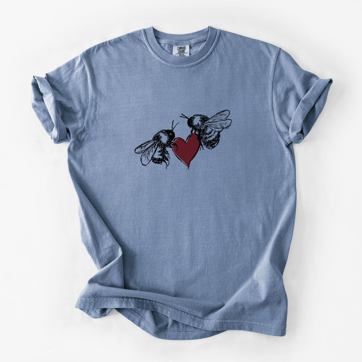 Love Bees - Unisex Comfort Colors Garment-Dyed Heavyweight T-shirt
