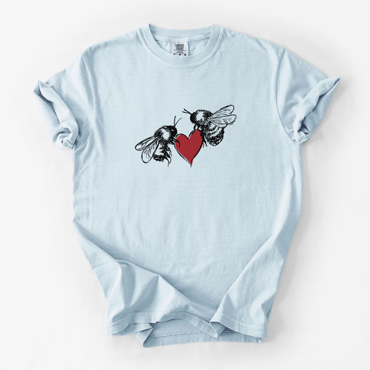 Love Bees - Unisex Comfort Colors Garment-Dyed Heavyweight T-shirt