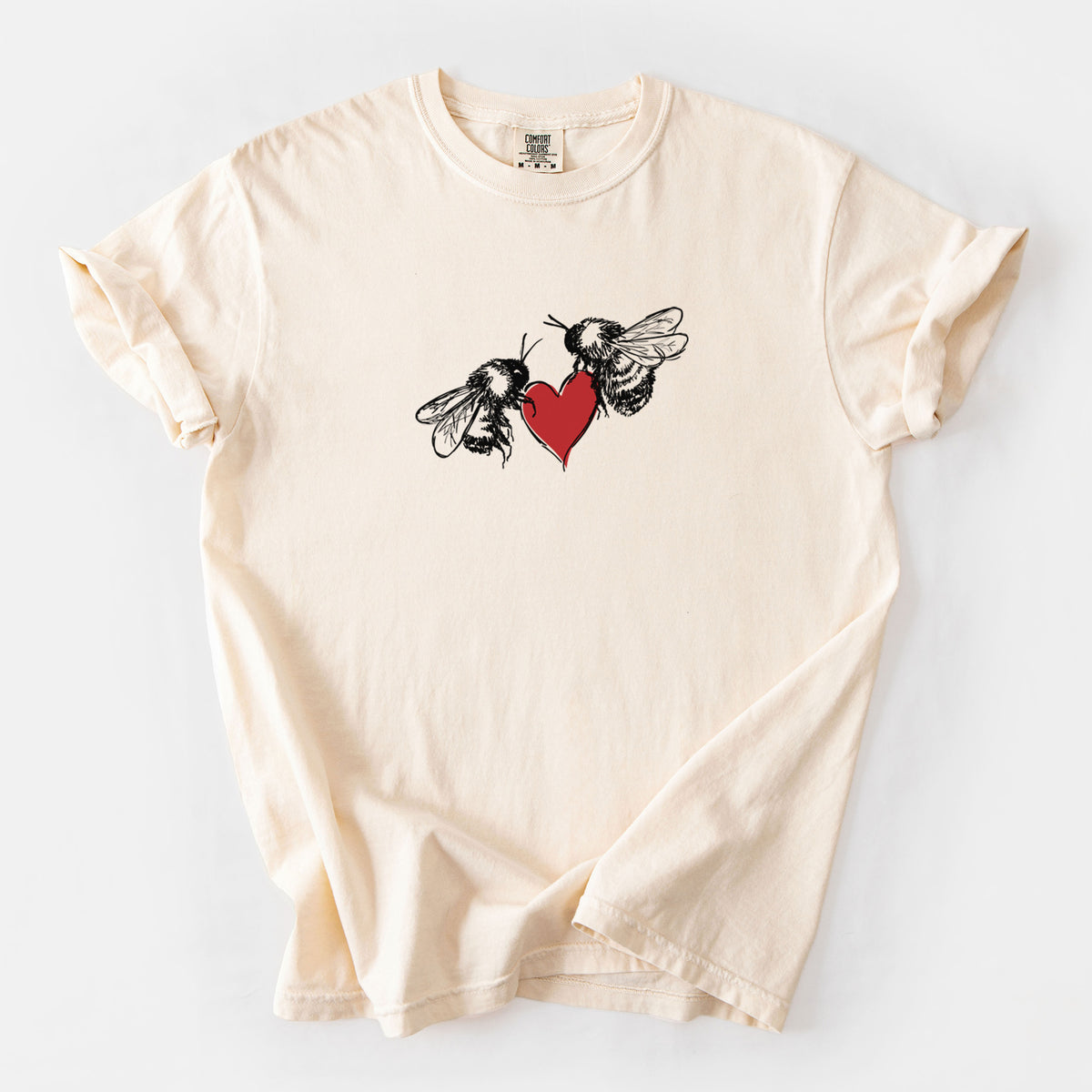 Love Bees - Unisex Comfort Colors Garment-Dyed Heavyweight T-shirt
