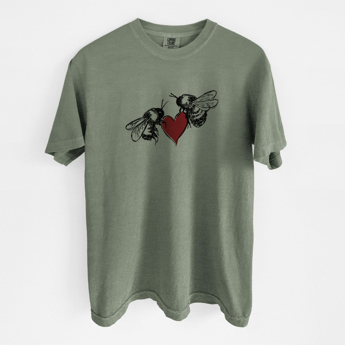 Love Bees - Unisex Comfort Colors Garment-Dyed Heavyweight T-shirt