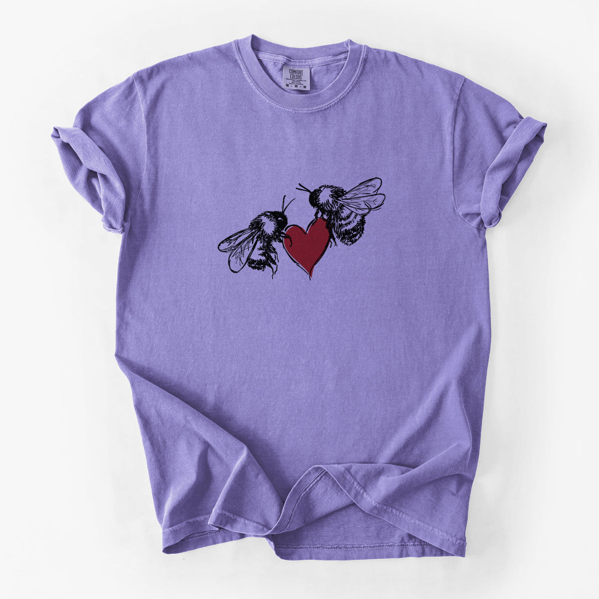 Love Bees - Unisex Comfort Colors Garment-Dyed Heavyweight T-shirt