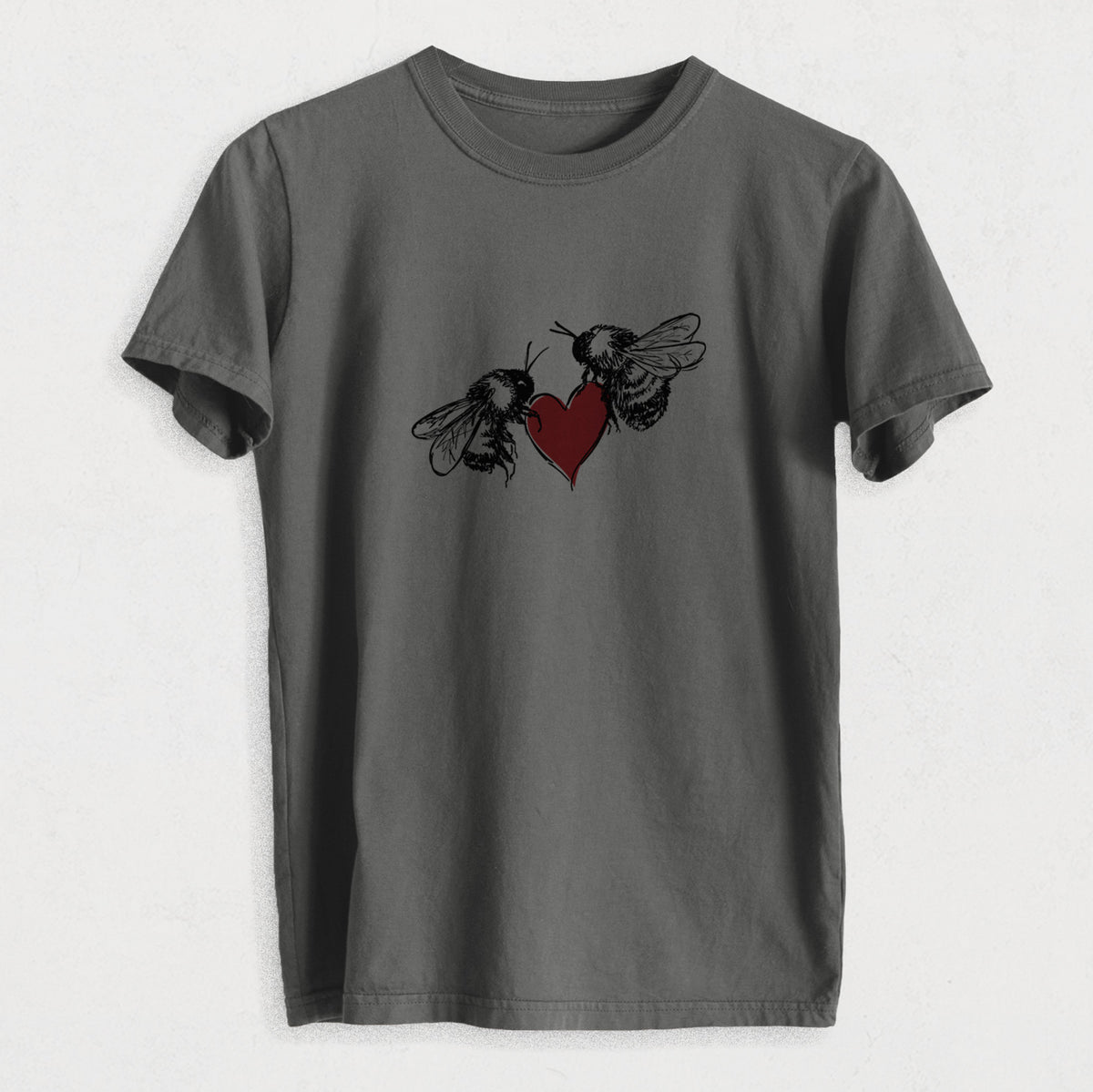 Love Bees - Heavyweight Men&#39;s 100% Organic Cotton Tee