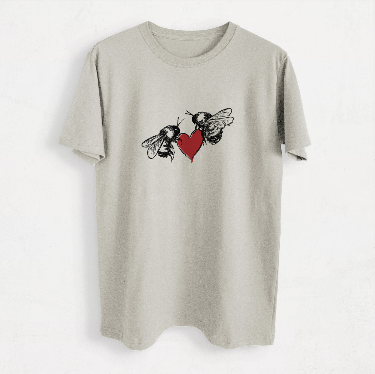Love Bees - Heavyweight Men&#39;s 100% Organic Cotton Tee