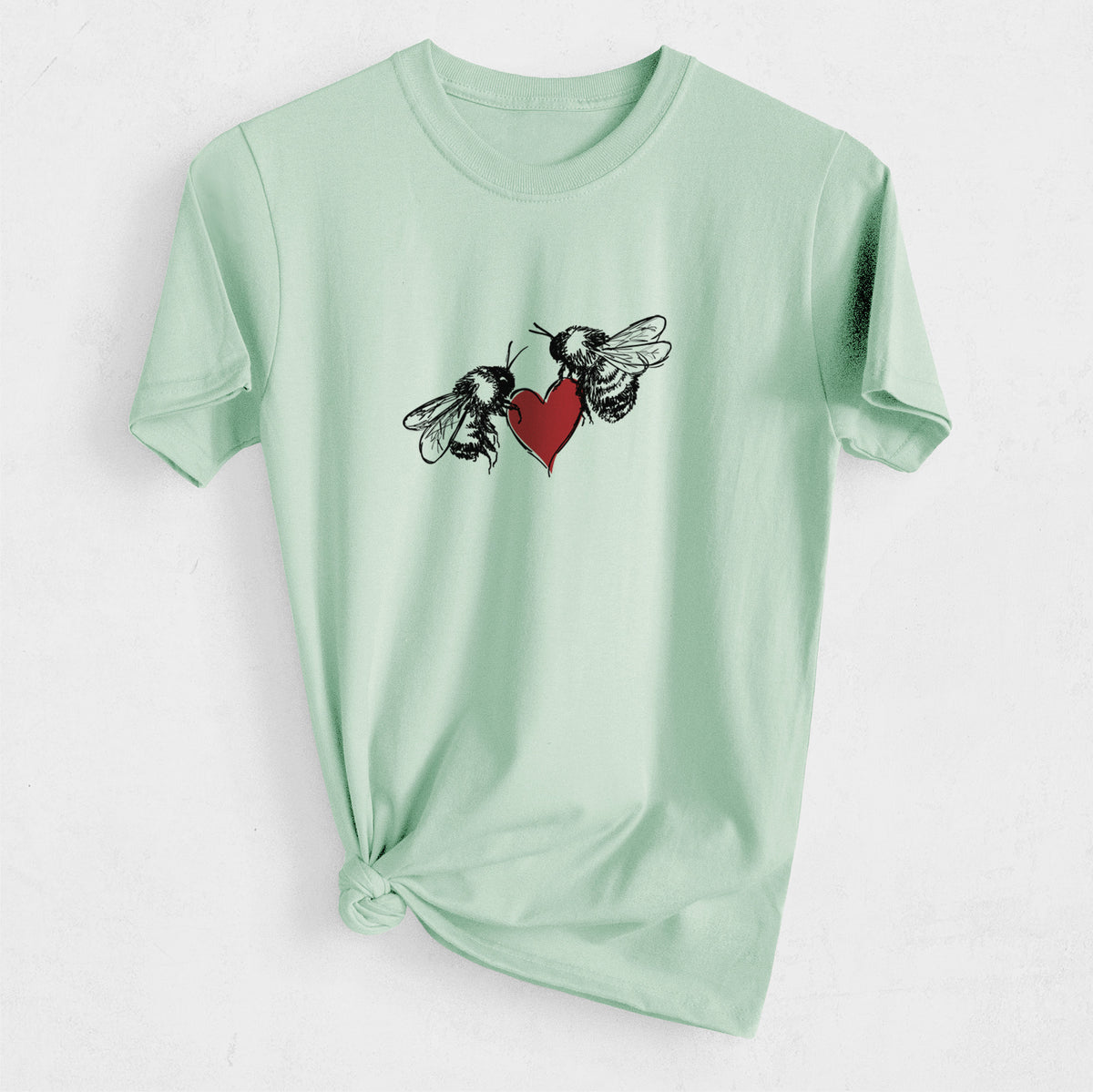 Love Bees - Heavyweight Men&#39;s 100% Organic Cotton Tee