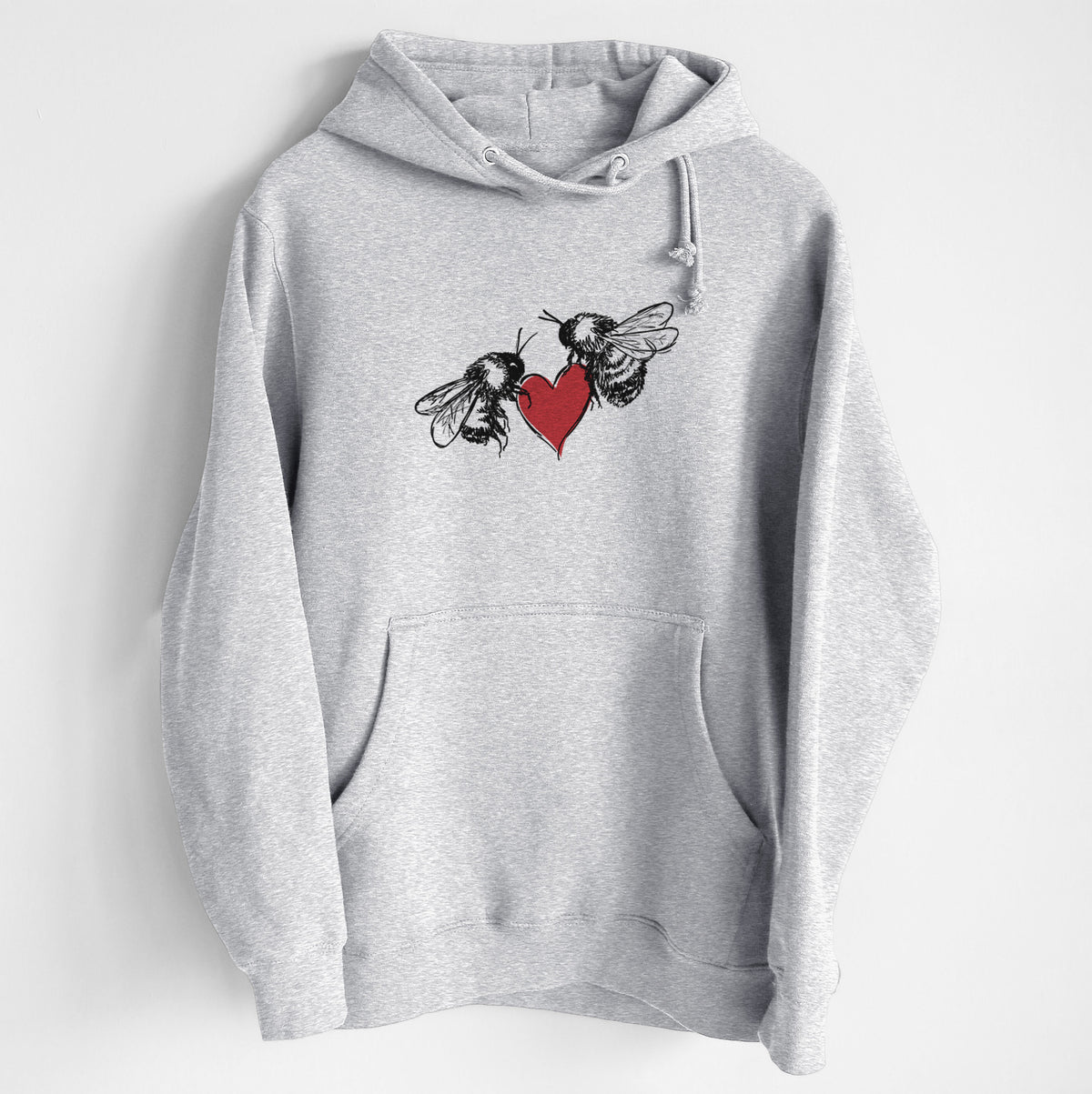 Love Bees - Heavyweight Fleece Hoodie