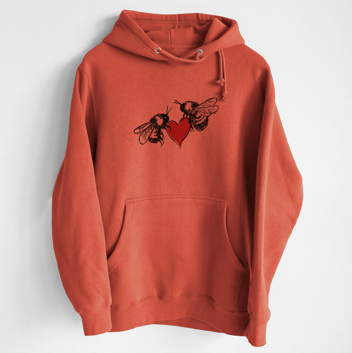 Love Bees - Heavyweight Fleece Hoodie