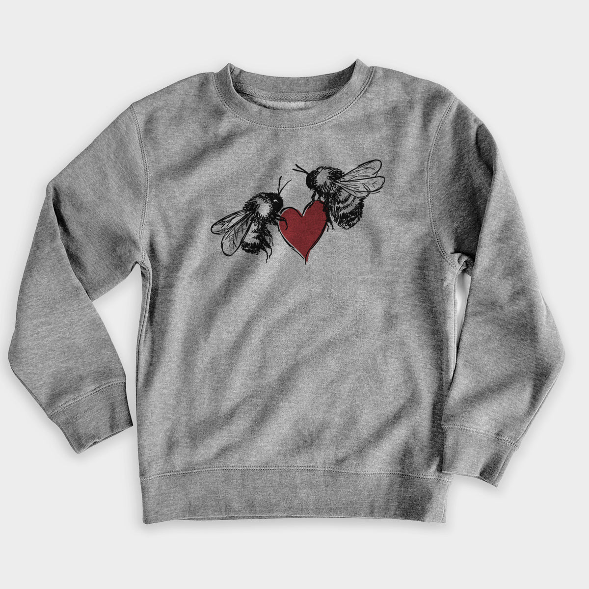 Love Bees - Youth Lightweight Crewneck Sweatshirt