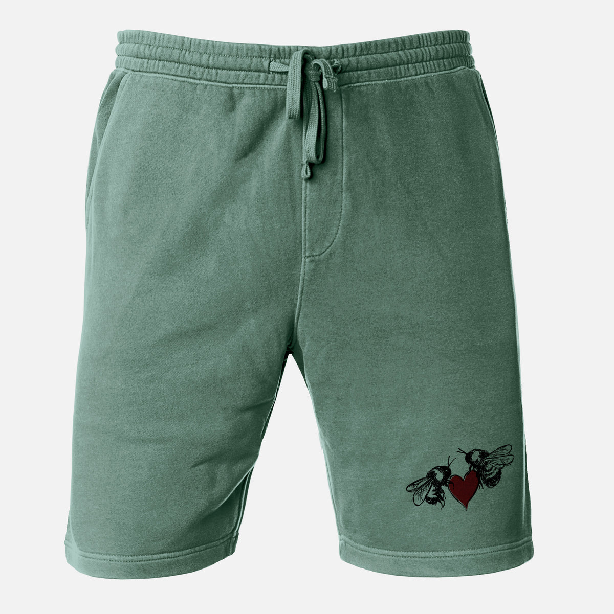 Love Bees - Unisex Pigment Dyed Shorts