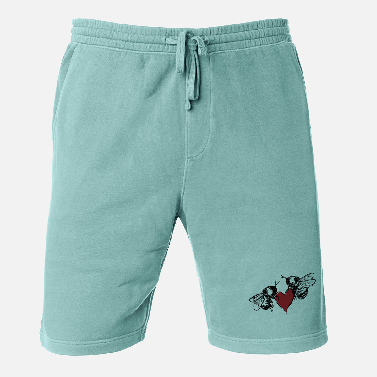 Love Bees - Unisex Pigment Dyed Shorts