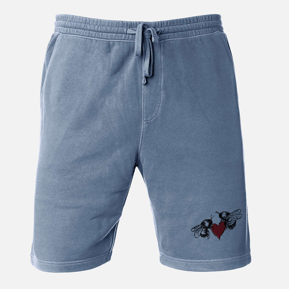 Love Bees - Unisex Pigment Dyed Shorts