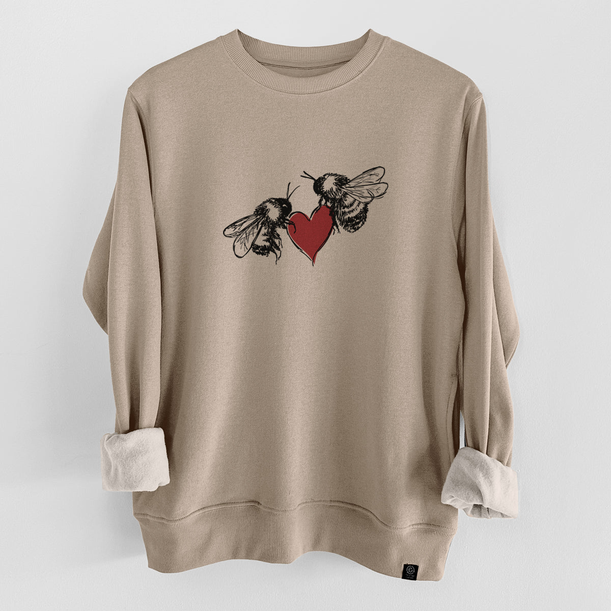 Love Bees  - Unisex Reclaimed Crewneck Sweatshirt