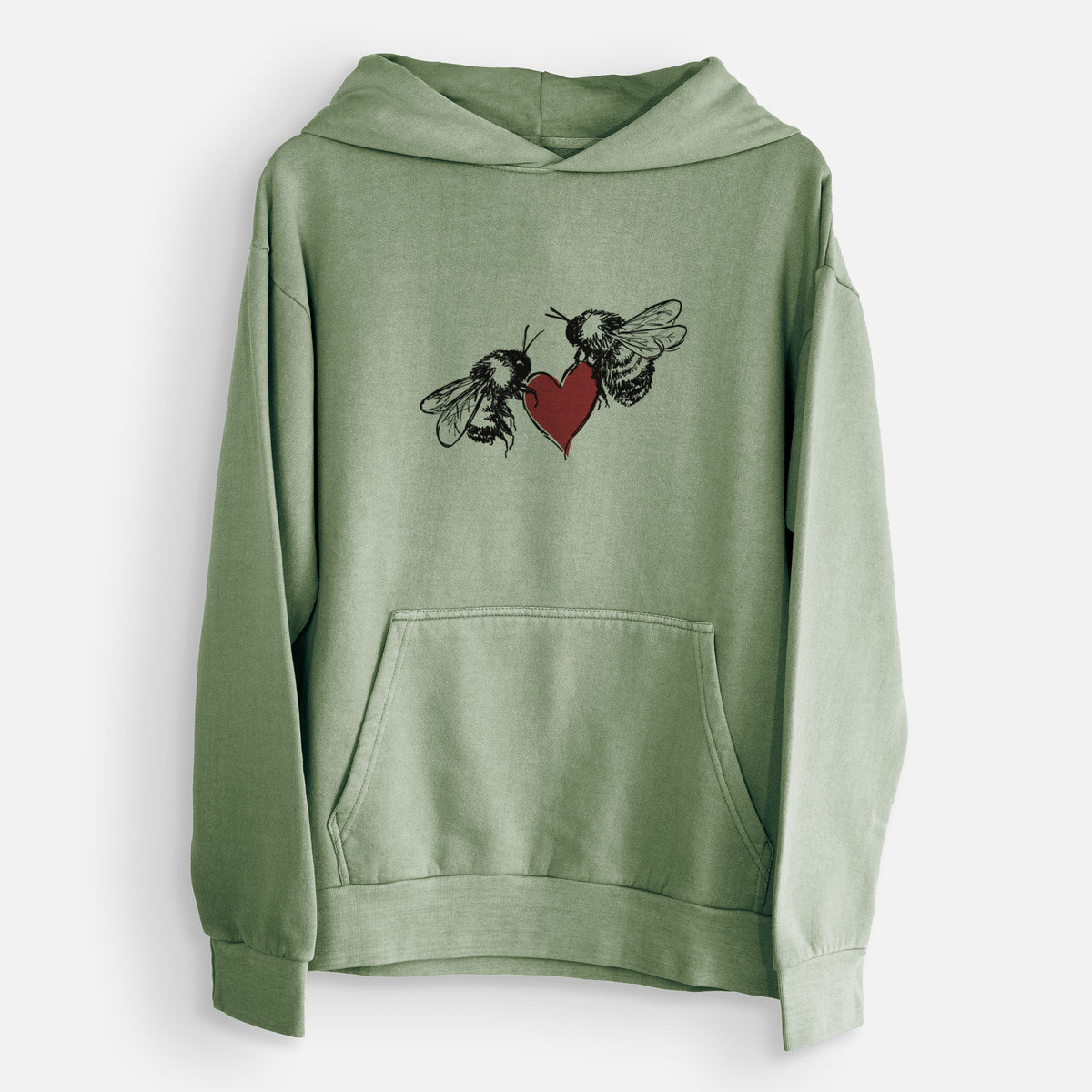 Love Bees  - Urban Heavyweight Hoodie