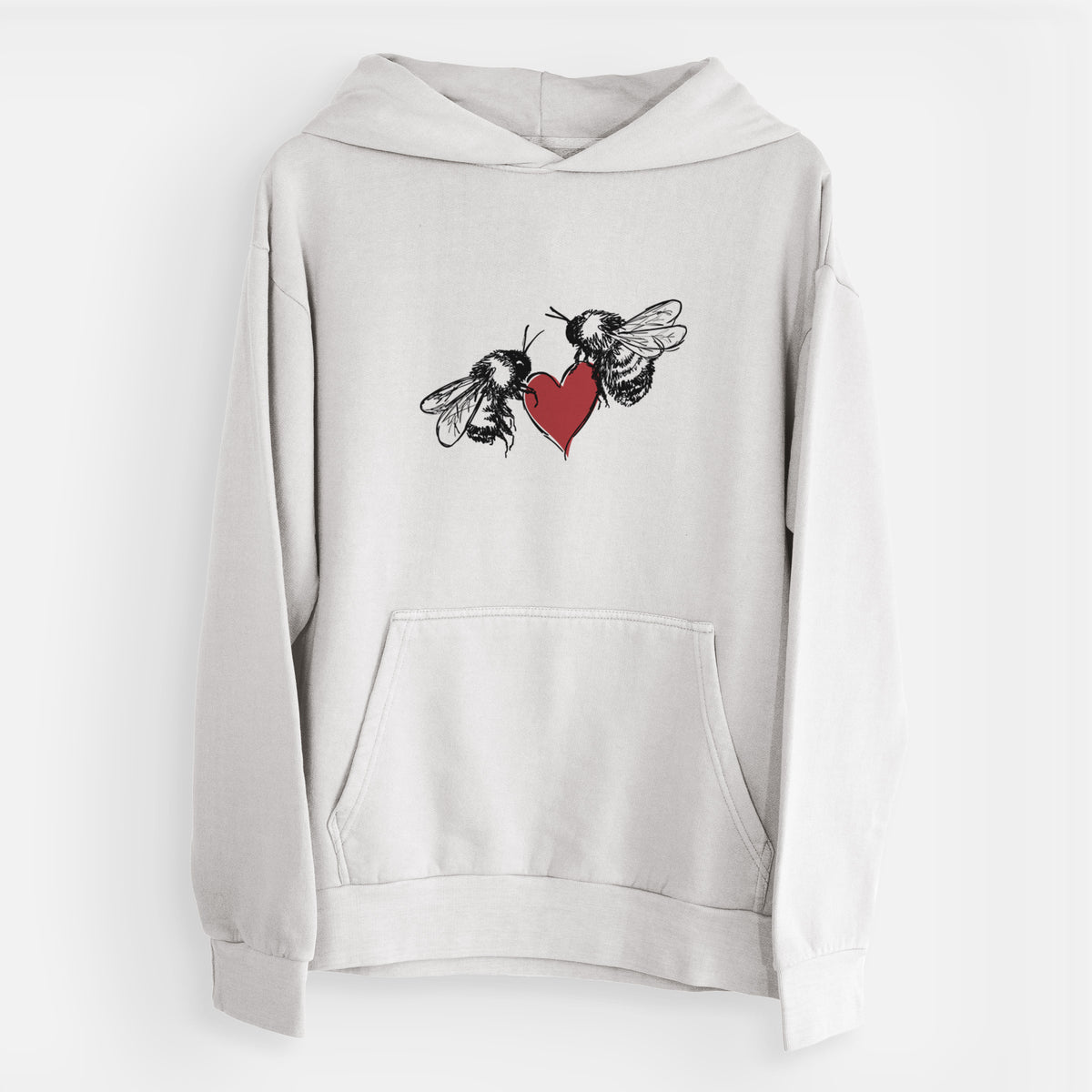 Love Bees  - Urban Heavyweight Hoodie