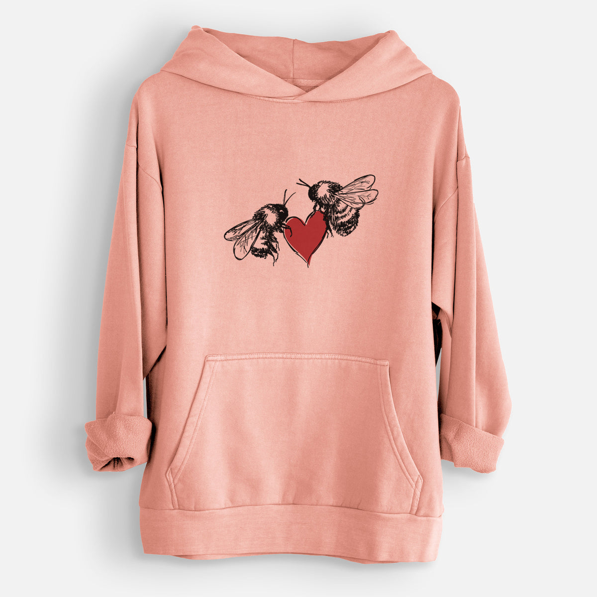 Love Bees  - Urban Heavyweight Hoodie