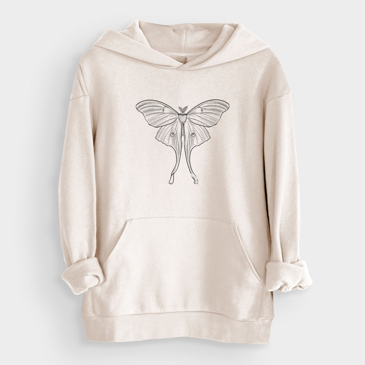 Luna Moth - Actias luna  - Bodega Midweight Hoodie