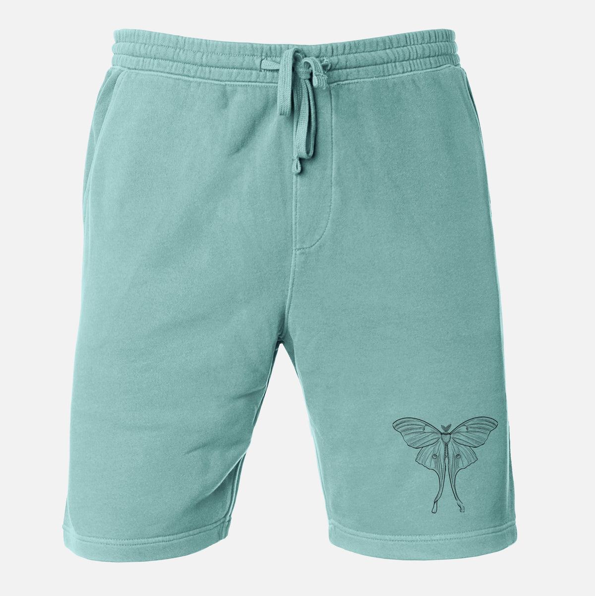 Luna Moth - Actias luna - Unisex Pigment Dyed Shorts