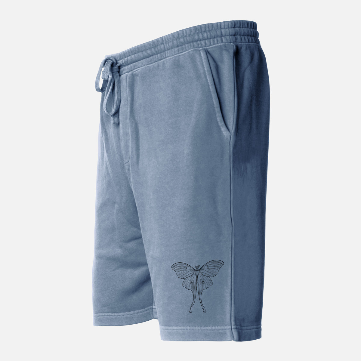 Luna Moth - Actias luna - Unisex Pigment Dyed Shorts