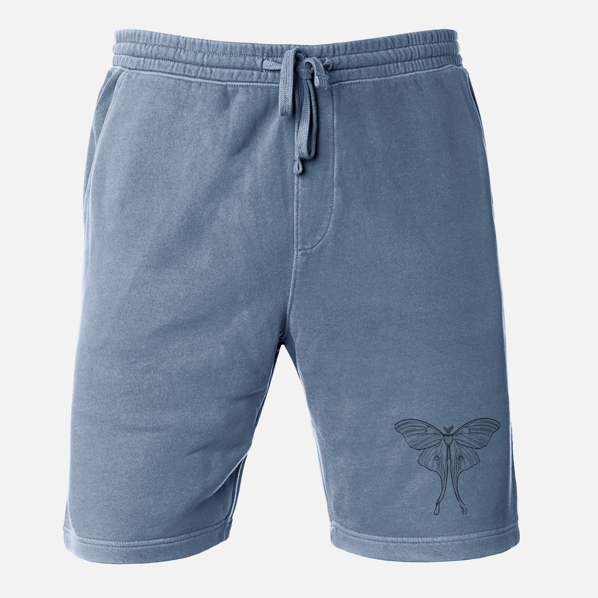 Luna Moth - Actias luna - Unisex Pigment Dyed Shorts