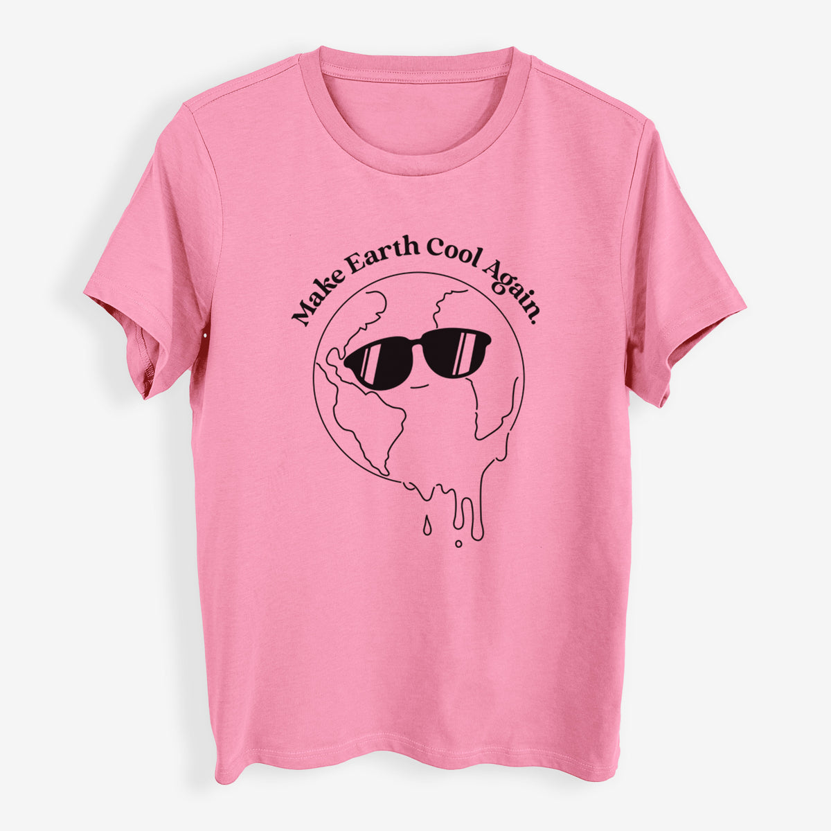 Make Earth Cool Again - Melted Planet - Womens Everyday Maple Tee