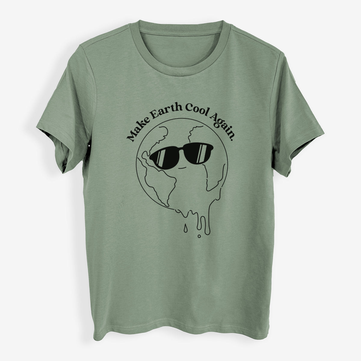 Make Earth Cool Again - Melted Planet - Womens Everyday Maple Tee