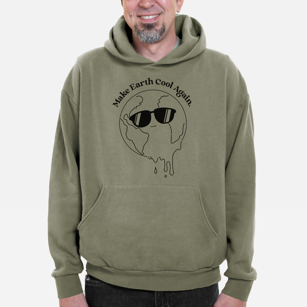 Make Earth Cool Again - Melted Planet  - Bodega Midweight Hoodie
