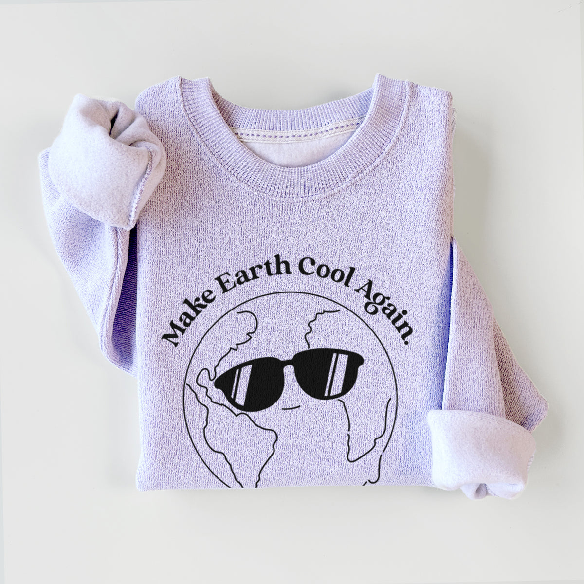 Make Earth Cool Again - Melted Planet - Knit Sweatshirt