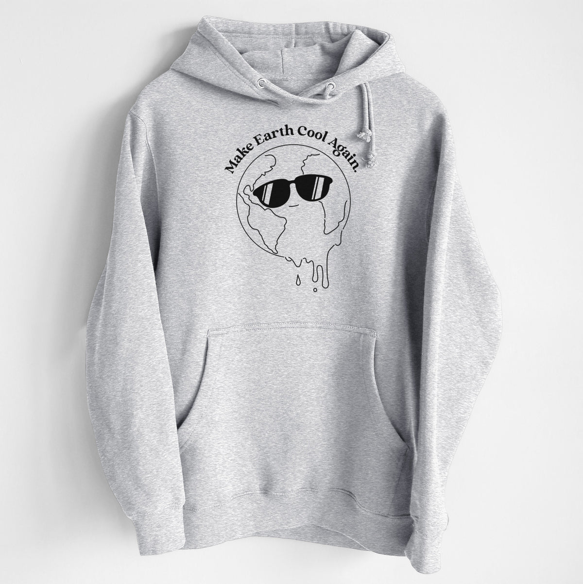 Make Earth Cool Again - Melted Planet - Heavyweight Fleece Hoodie