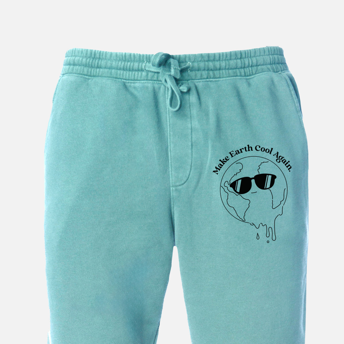 Make Earth Cool Again - Melted Planet - Unisex Pigment Dyed Sweatpants