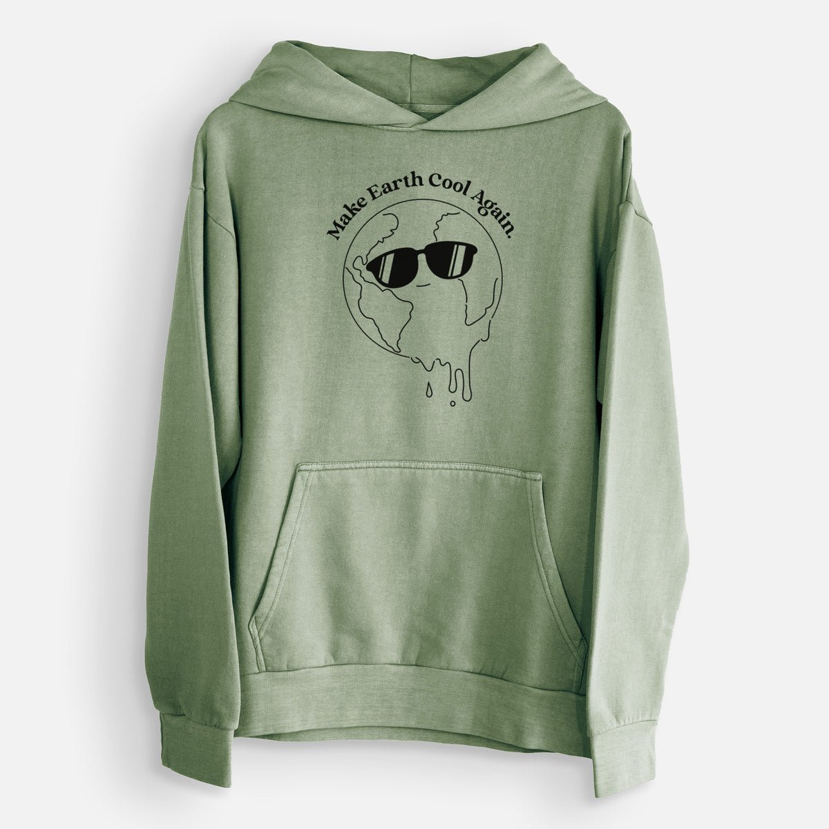 Make Earth Cool Again - Melted Planet  - Urban Heavyweight Hoodie