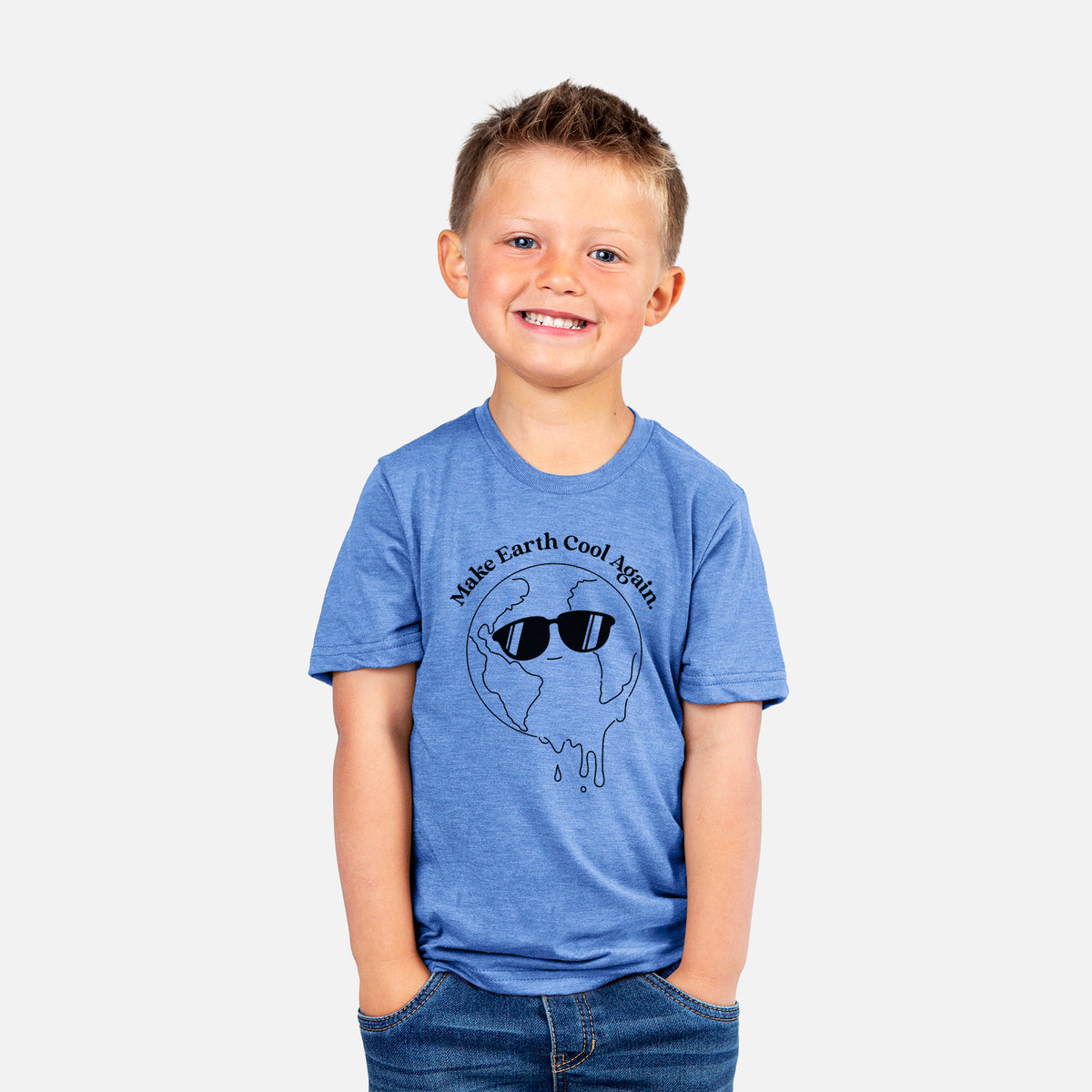 Make Earth Cool Again - Melted Planet - Kids Shirt