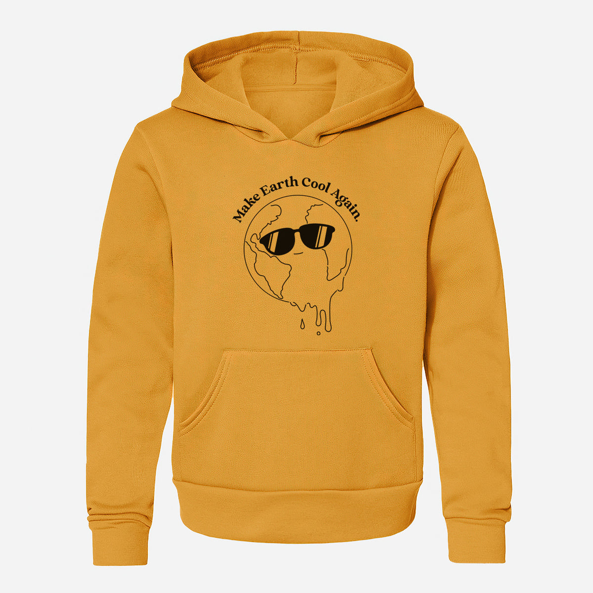Make Earth Cool Again - Melted Planet - Youth Hoodie Sweatshirt