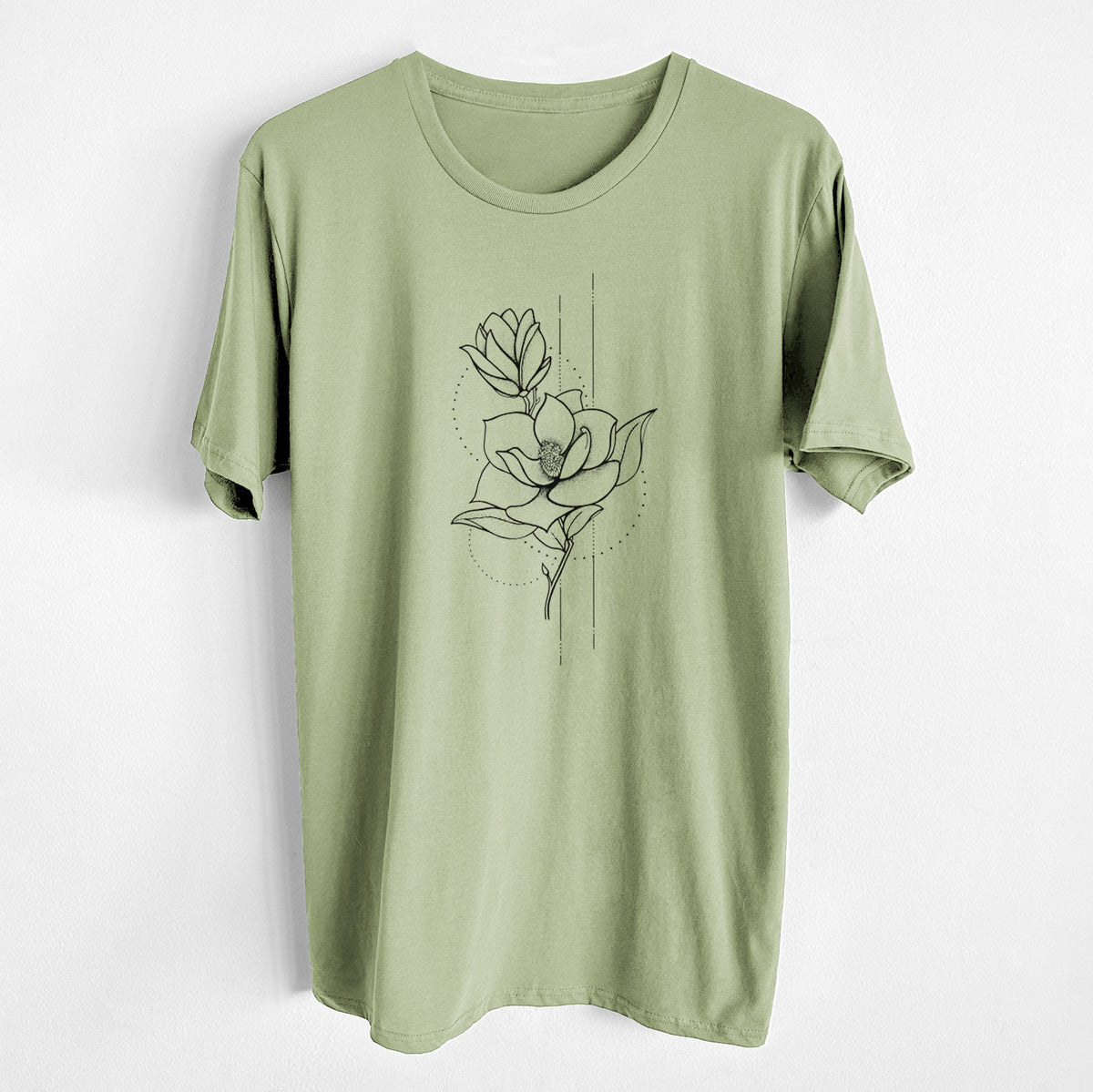 CLOSEOUT - Southern Magnolia Stem - Unisex Crewneck - Made in USA - 100% Organic Cotton